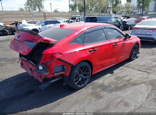 2HGFE4F85SH305364 2025 HONDA CIVIC Red Trasero derecho