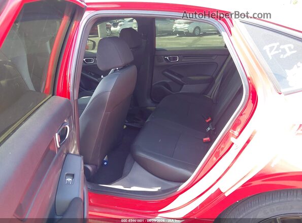 2HGFE4F85SH305364 2025 HONDA CIVIC Red Vista de la etiqueta del VIN