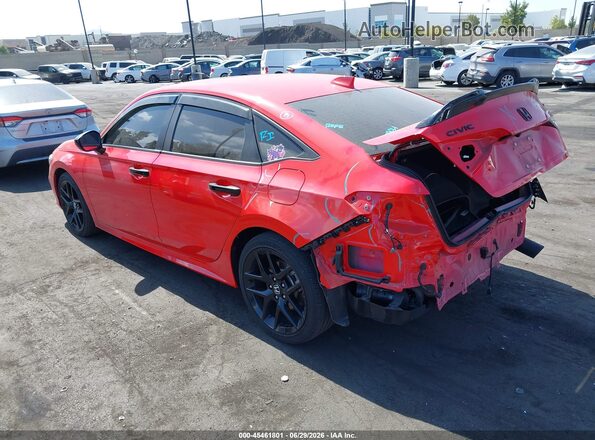 2HGFE4F85SH305364 2025 HONDA CIVIC Red Trasero izquierdo