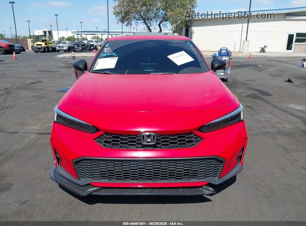 2HGFE4F85SH305364 2025 HONDA CIVIC Red Vista interior trasera