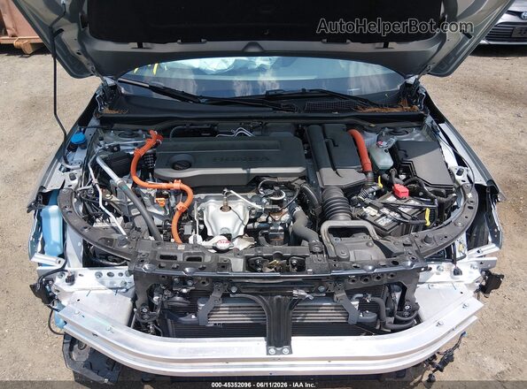 2HGFE4F85SH316185 2025 HONDA CIVIC HYBRID Silver Вид ззаду