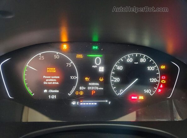 2HGFE4F85SH316493 2025 HONDA CIVIC Charcoal Вид щитка приладів