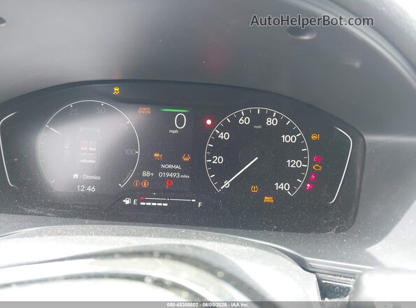 2HGFE4F85SH332841 2025 HONDA CIVIC Gray Vista de los asientos traseros