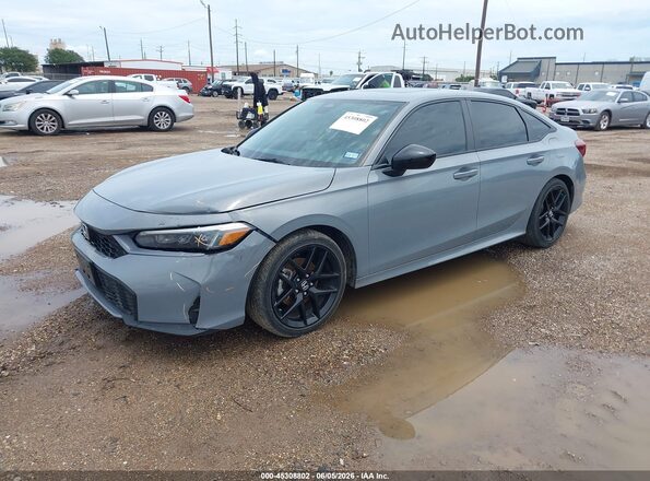 2HGFE4F85SH332841 2025 HONDA CIVIC Gray Vista tres cuartos delantera izquierda