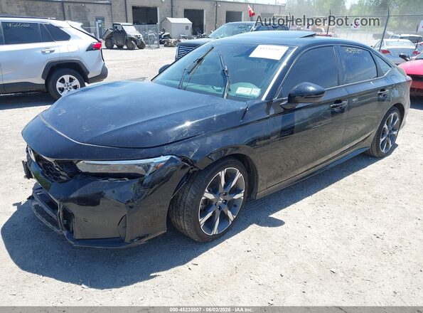 2HGFE4F85TH322764 2026 HONDA CIVIC Black წინა მარცხენა ხედი სამი მეოთხედიდან
