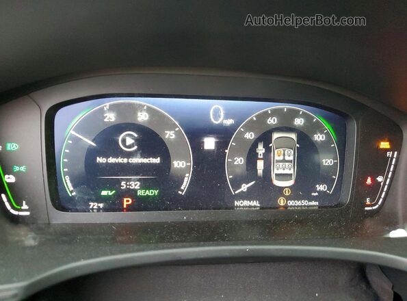 2HGFE4F85TH333649 2026 HONDA CIVIC Charcoal Widok zestawu wskaźników
