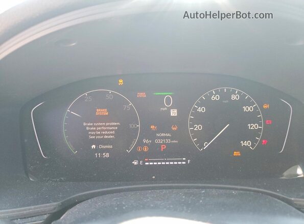 2HGFE4F86SH316826 2025 HONDA CIVIC White Instrument cluster view