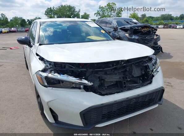 2HGFE4F86SH326904 2025 HONDA CIVIC White Դիմացի տեսք