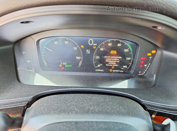 2HGFE4F86TH304256 2026 HONDA CIVIC Blue Вид щитка приладів