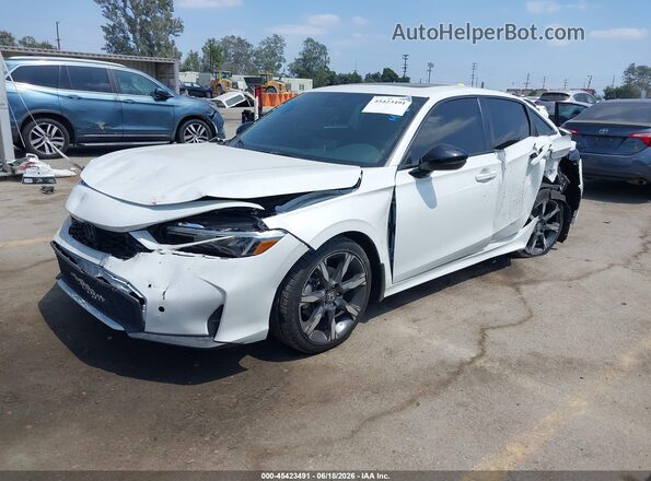 2HGFE4F87SH301803 2025 HONDA CIVIC White Vista tres cuartos delantera izquierda