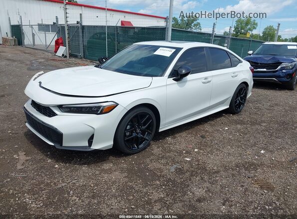 2HGFE4F87SH308721 2025 HONDA CIVIC White Vista tres cuartos delantera izquierda