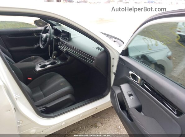 2HGFE4F87SH352637 2025 HONDA CIVIC White Widok wnętrza z przodu