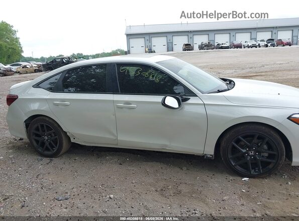 2HGFE4F87SH352637 2025 HONDA CIVIC White Widok wnętrza z tyłu