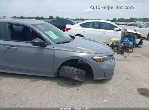 2HGFE4F87SH353478 2025 HONDA CIVIC Gray წინა ხედი