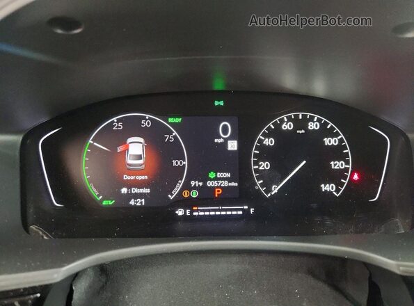 2HGFE4F87TH341204 2026 HONDA CIVIC Black Instrument cluster view