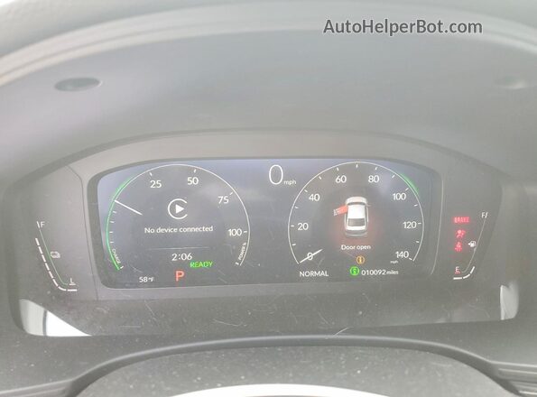 2HGFE4F88SH355109 2025 HONDA CIVIC White Սարքավորումների վահանակի տեսք