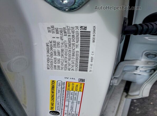 2HGFE4F88SH355109 2025 HONDA CIVIC White Շարժիչի բաժամունքի տեսք