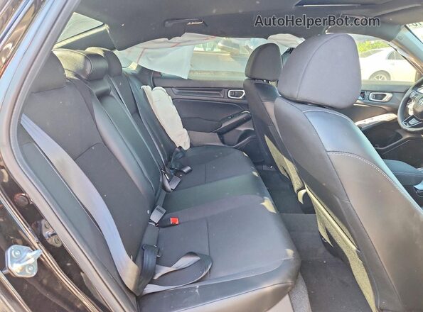 2HGFE4F89SH009733 2025 HONDA CIVIC Black Vista de los asientos traseros