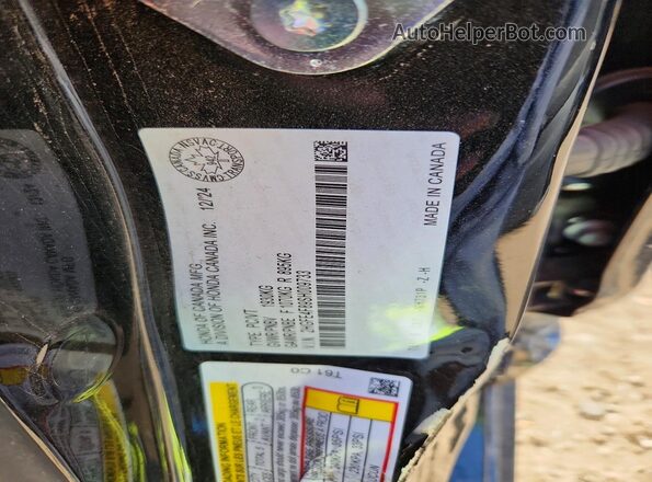 2HGFE4F89SH009733 2025 HONDA CIVIC Black Vista del compartimento del motor