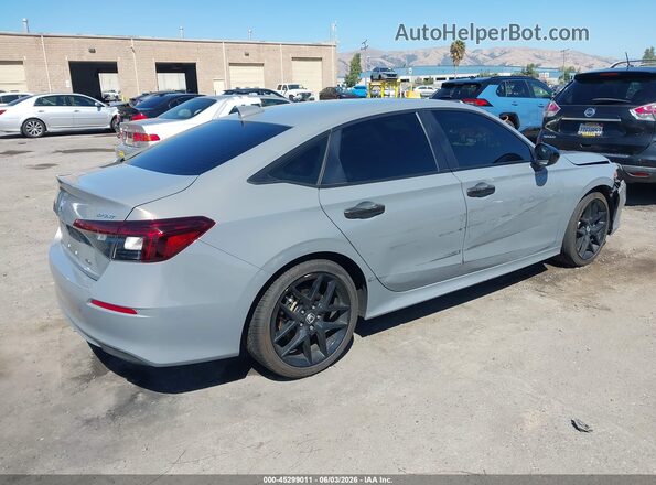 2HGFE4F89SH325651 2025 HONDA CIVIC Gray უკანა მარჯვენა