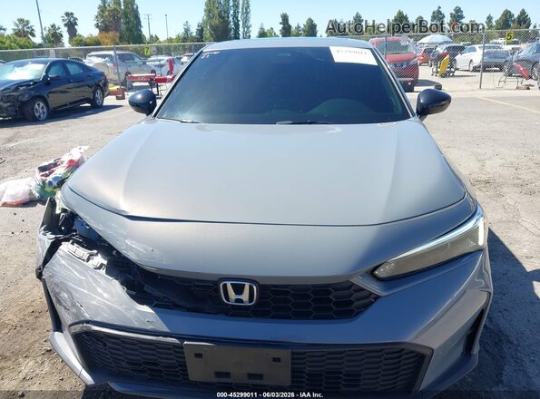 2HGFE4F89SH325651 2025 HONDA CIVIC Gray ხელსაწყოთა პანელის ხედი