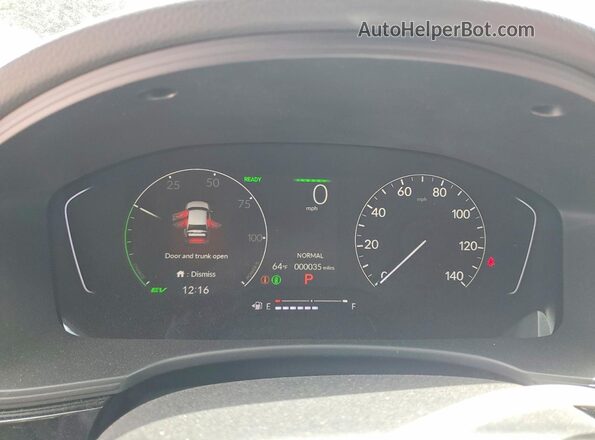 2HGFE4F89TH337056 2026 HONDA CIVIC White Vista del cuadro de instrumentos