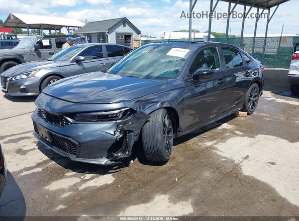 2HGFE4F89TH340863 2026 HONDA CIVIC Gray Առջևի ձախ երեք քառորդ տեսարան