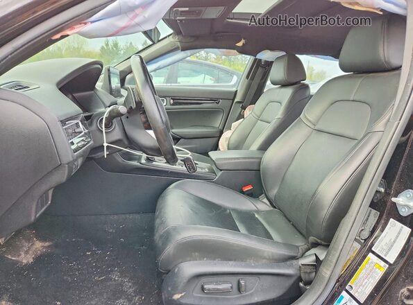 2HGFE4F8XSH008459 2025 HONDA CIVIC Black Widok wnętrza z przodu