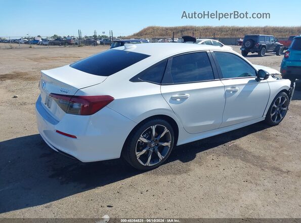 2HGFE4F8XSH307191 2025 HONDA CIVIC HYBRID White 