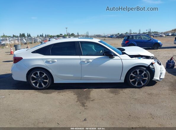 2HGFE4F8XSH307191 2025 HONDA CIVIC HYBRID White 