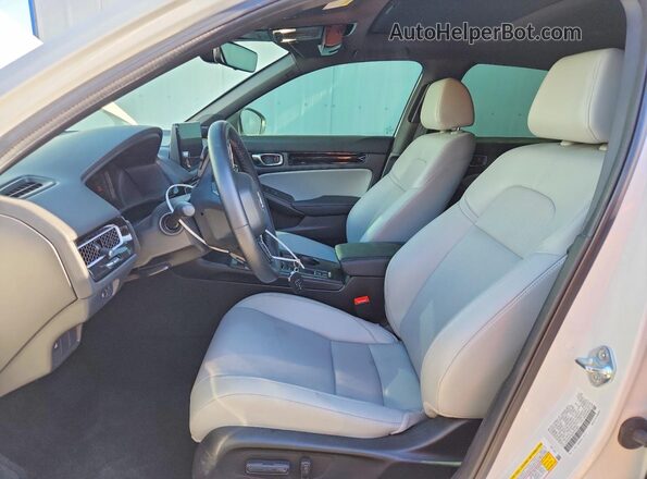 2HGFE4F8XSH323665 2025 HONDA CIVIC White Вид салону спереду