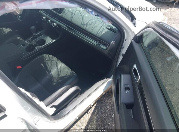 2HGFE4F8XSH338831 2025 HONDA CIVIC White წინა სალონის ხედი