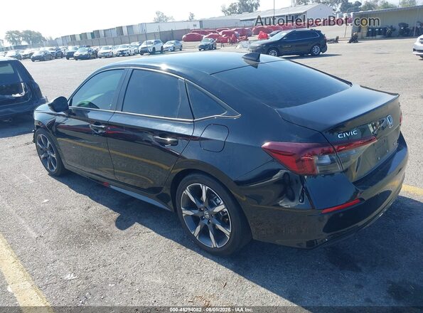 2HGFE4F8XSH347576 2025 HONDA CIVIC Black Հետևի ձախ