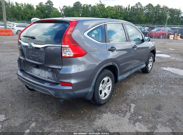 2HKRM3H30GH528405 2016 HONDA CR-V Gray Задня права чверть