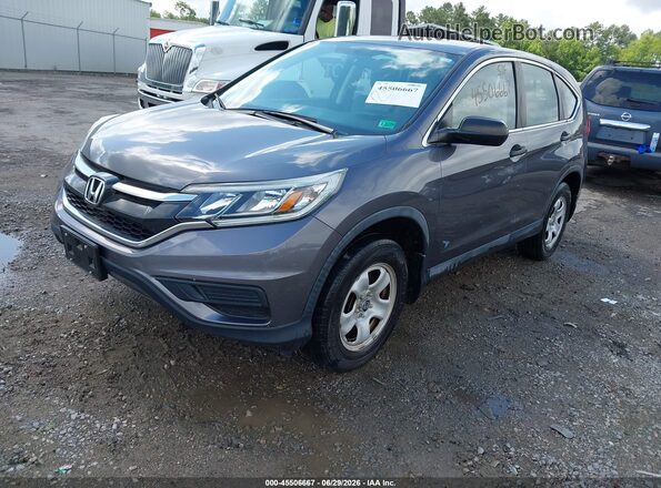 2HKRM3H30GH528405 2016 HONDA CR-V Gray Передня ліва чверть