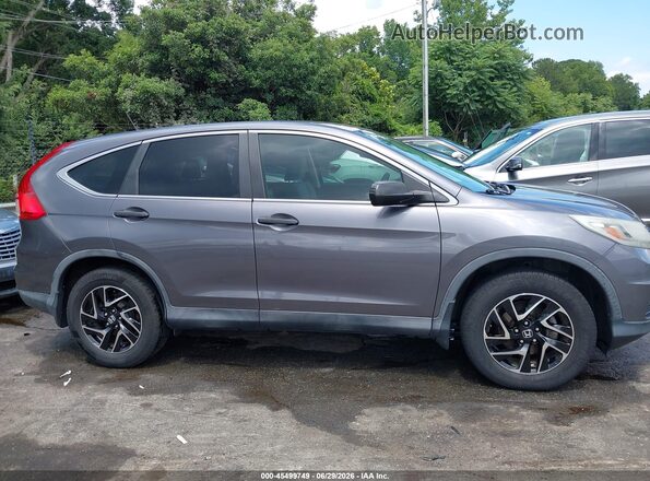 2HKRM3H43GH521795 2016 HONDA CR-V Серебряный Вид задней части салона
