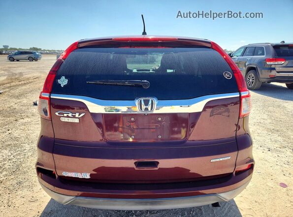 2HKRM3H47GH569574 2016 HONDA CR-V Maroon უკანა ხედი