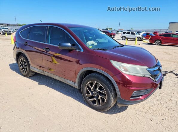 2HKRM3H47GH569574 2016 HONDA CR-V Maroon წინა მარჯვენა