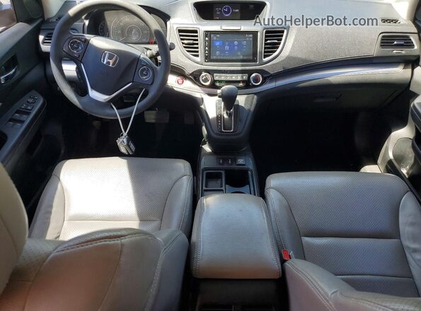 2HKRM3H52GH530352 2016 HONDA CR-V Gray Widok deski rozdzielczej