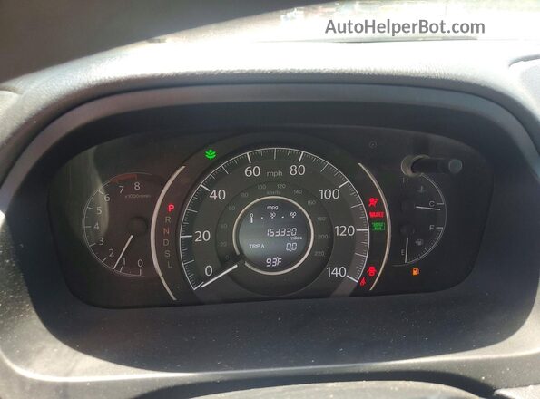 2HKRM3H53GH513799 2016 HONDA CR-V Blue Instrument cluster view