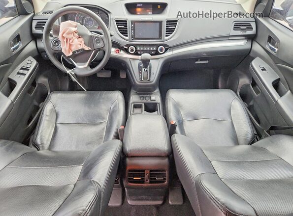 2HKRM3H54GH542017 2016 HONDA CR-V Charcoal Dashboard view