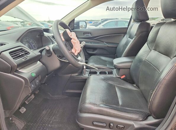 2HKRM3H54GH542017 2016 HONDA CR-V Charcoal Front interior view