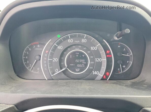 2HKRM3H56GH525297 2016 HONDA CR-V Серый Вид щитка приборов