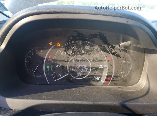 2HKRM4H30GH670291 2016 HONDA CR-V Black Instrument cluster view