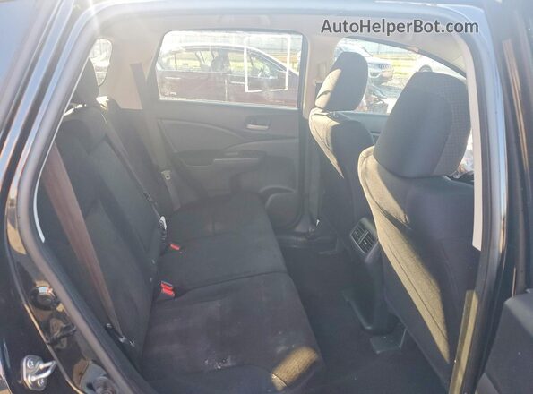 2HKRM4H30GH670291 2016 HONDA CR-V Black Rear seats view