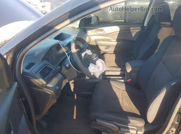 2HKRM4H30GH670291 2016 HONDA CR-V Black Front interior view