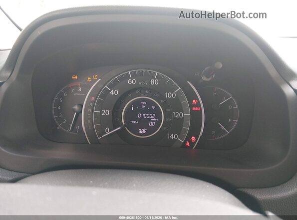 2HKRM4H32GH607502 2016 HONDA CR-V Gray უკანა სავარძლების ხედი