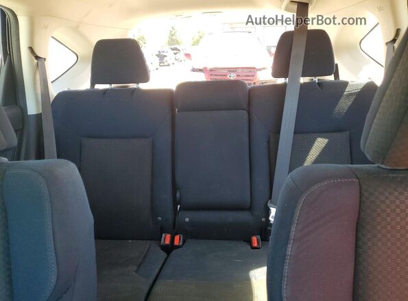 2HKRM4H33GH603250 2016 HONDA CR-V Black Rear seats view