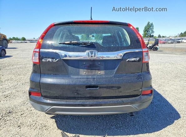 2HKRM4H33GH603250 2016 HONDA CR-V Black Rear view