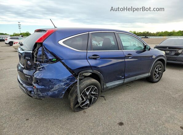 2HKRM4H40GH695782 2016 HONDA CR Blue Trasero derecho